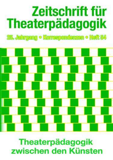 Heft 54: Theaterpädagogik zwischen den Künsten